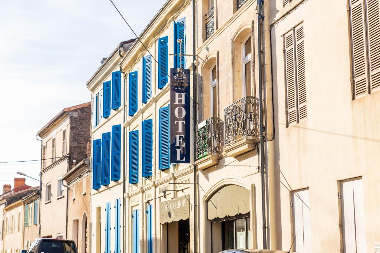 Hotel Restaurant Cote Garonne Le Balcon Des Dames - Tonneins Fauillet Marmande - Vue Panoramique Bord De Garonne Chambres Climatisees Exterior foto